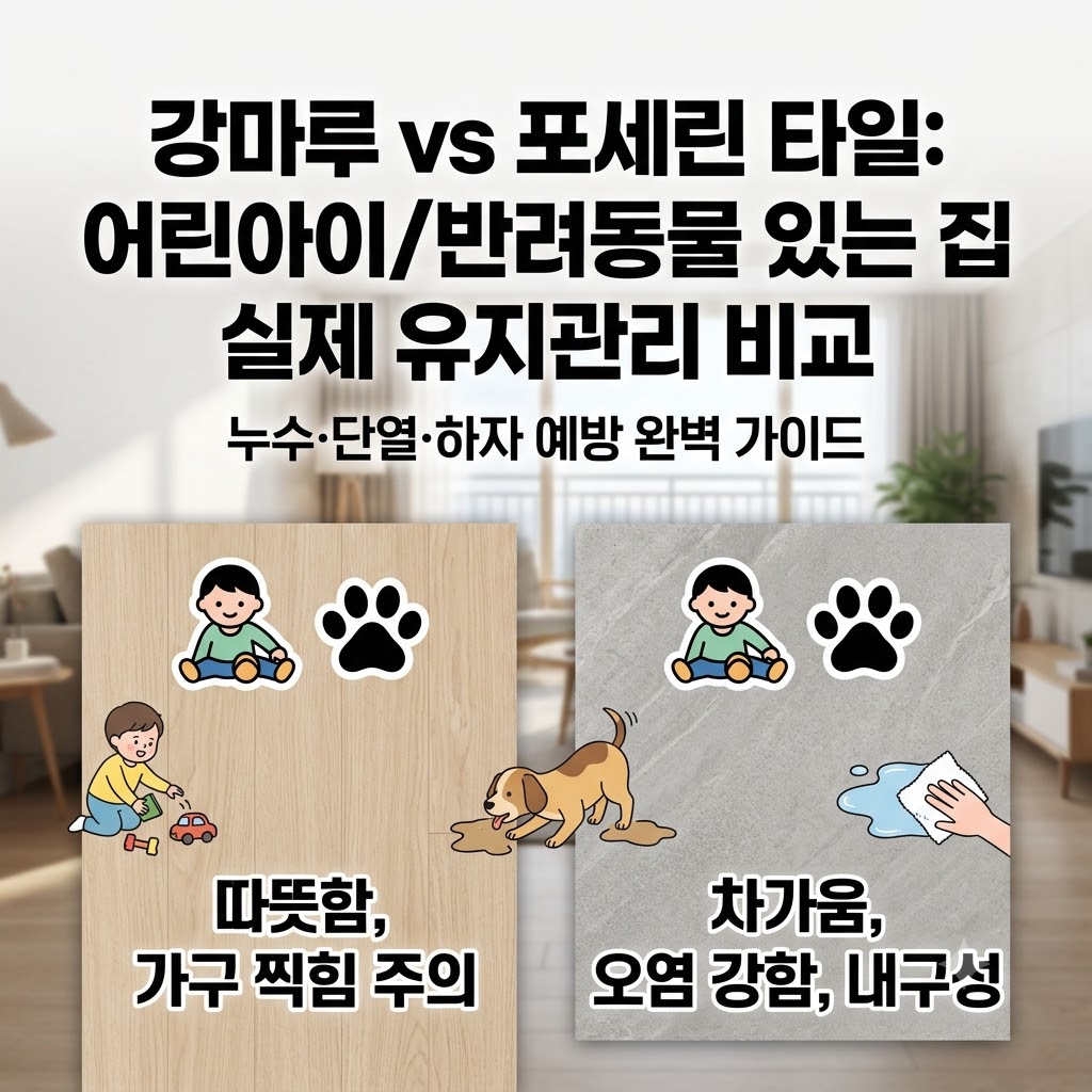 강마루 포세린 비교 썸네일